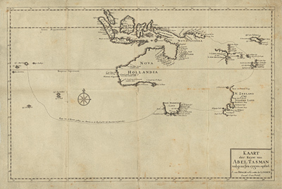Tasman map print