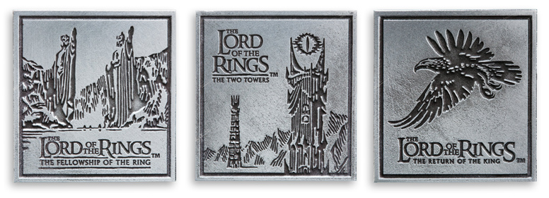 Lord of the Rings illustrations LOTR pins by Daniel Reeve