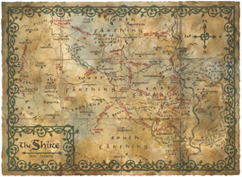 Shire map by Daniel Reeve