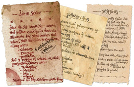 Hobbit recipes in Bag End by Daniel Reeve