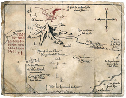 Lonely Mountain map by Daniel Reeve