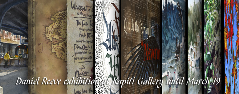 Daniel Reeve exhibition at Kapiti Gallery