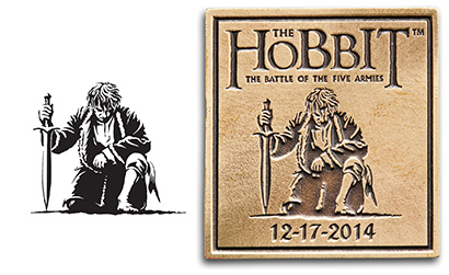 The Hobbit: The Battle of the Five Armies commemorative pin by Daniel Reeve